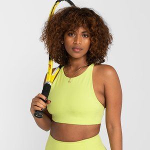 NWT Girlfriend Collective Topanga Sports Bra Lime